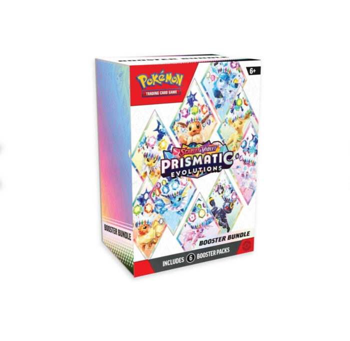 Pokémon TCG: Scarlet & Violet-Prismatic Evolutions Booster Bundle (6 Packs)